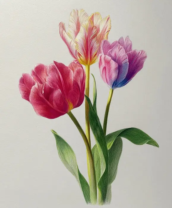 色鉛筆画で作るテキスタイルデザイン―やわらかな発色と繊細な描写